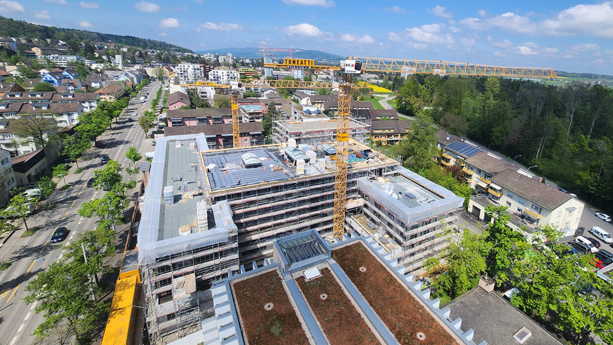 Glaubten-Areal: Der Rohbau ist vollendet